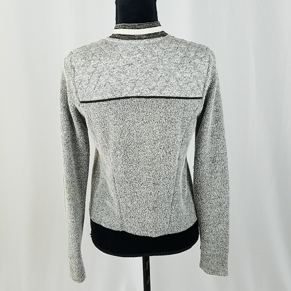 Anthropologie Dolan T-Shirt women P/S gray open front cardigan grunge outdoor - Picture 4 of 5